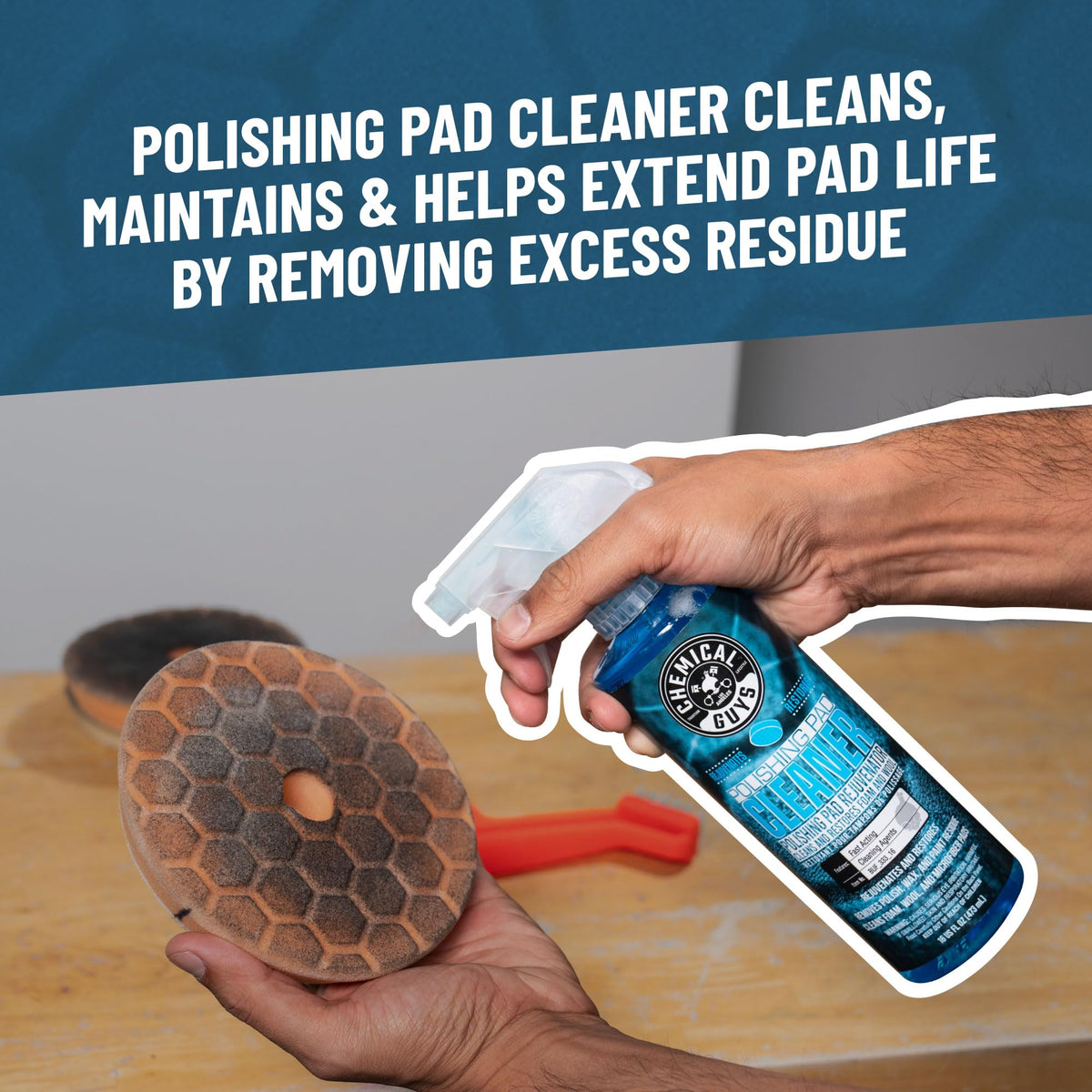chemical guys polishing pad foam structure improving gloss refinement