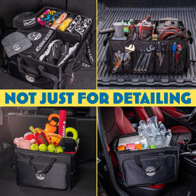Chemical Guys side pocket and handle detail for easy carrying and access