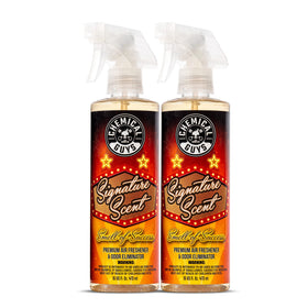 Chemical Guys front packaging showing two 16 oz bottles and brand benefit