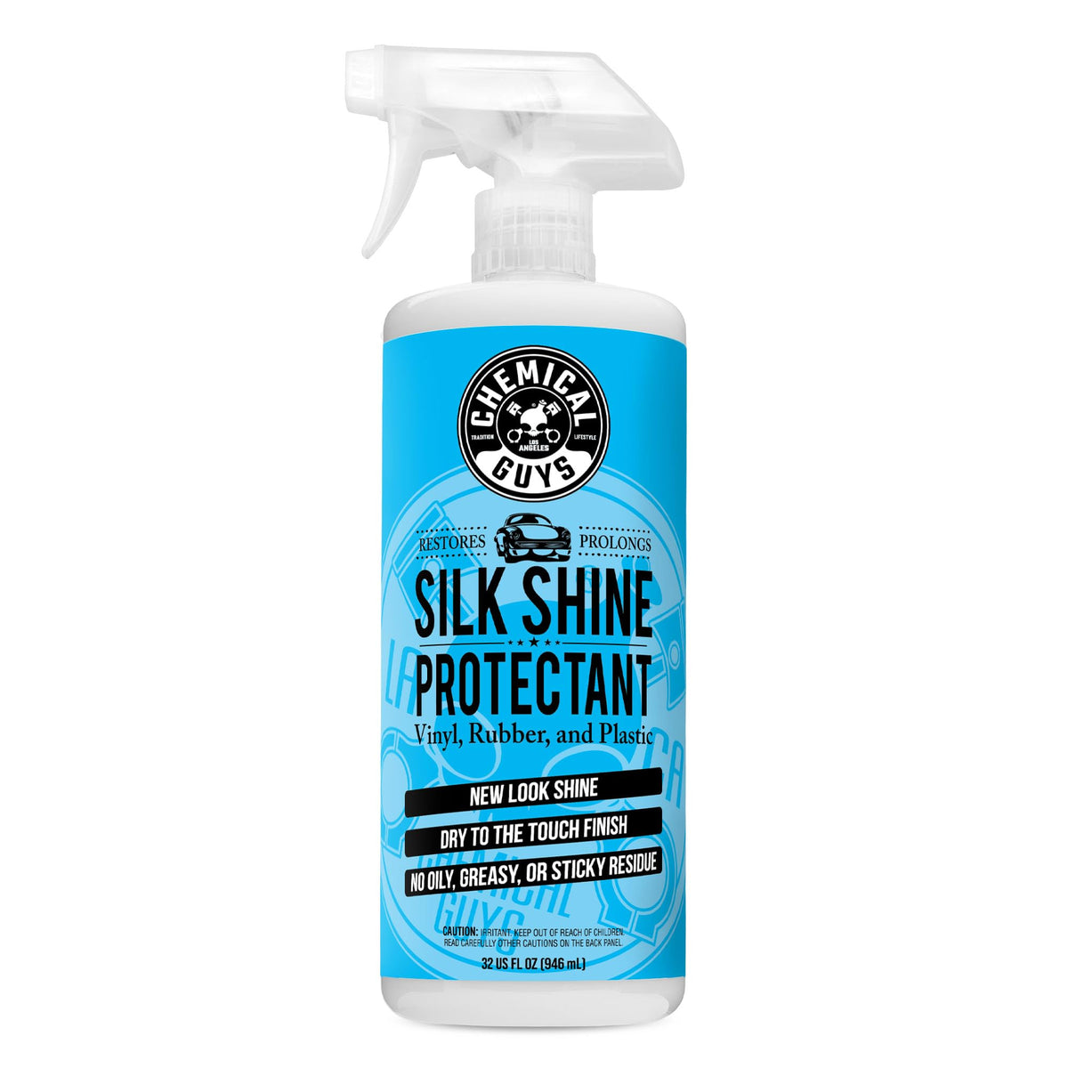 Chemical Guys bottle front label showing product details and benefit