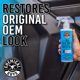 Chemical Guys spray nozzle close-up demonstrating easy application
