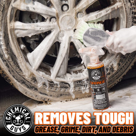 Chemical Guys spray trigger closeup demonstrating precise application and control