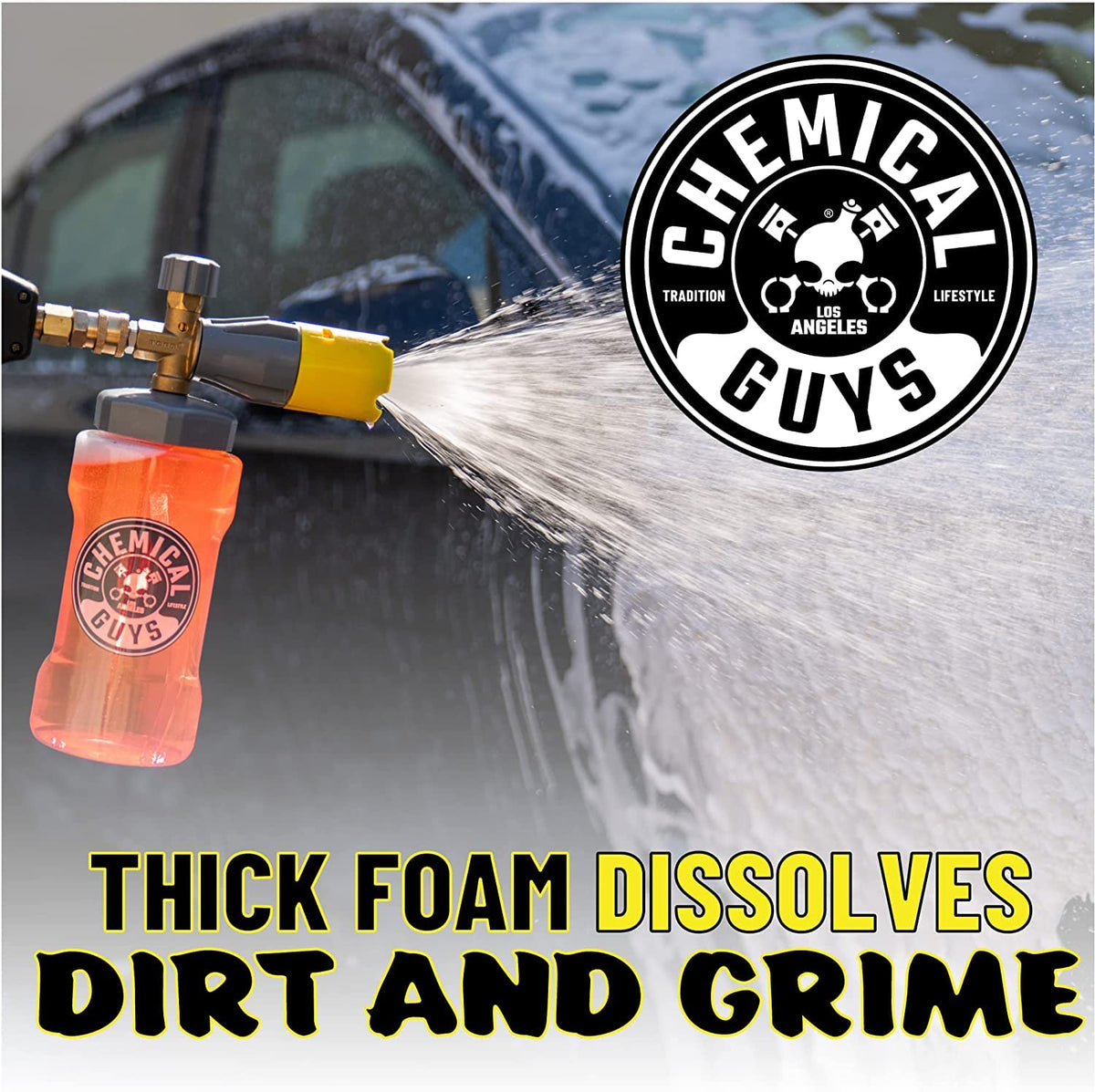 Chemical Guys stainless-steel fittings closeup resists corrosion for longevity