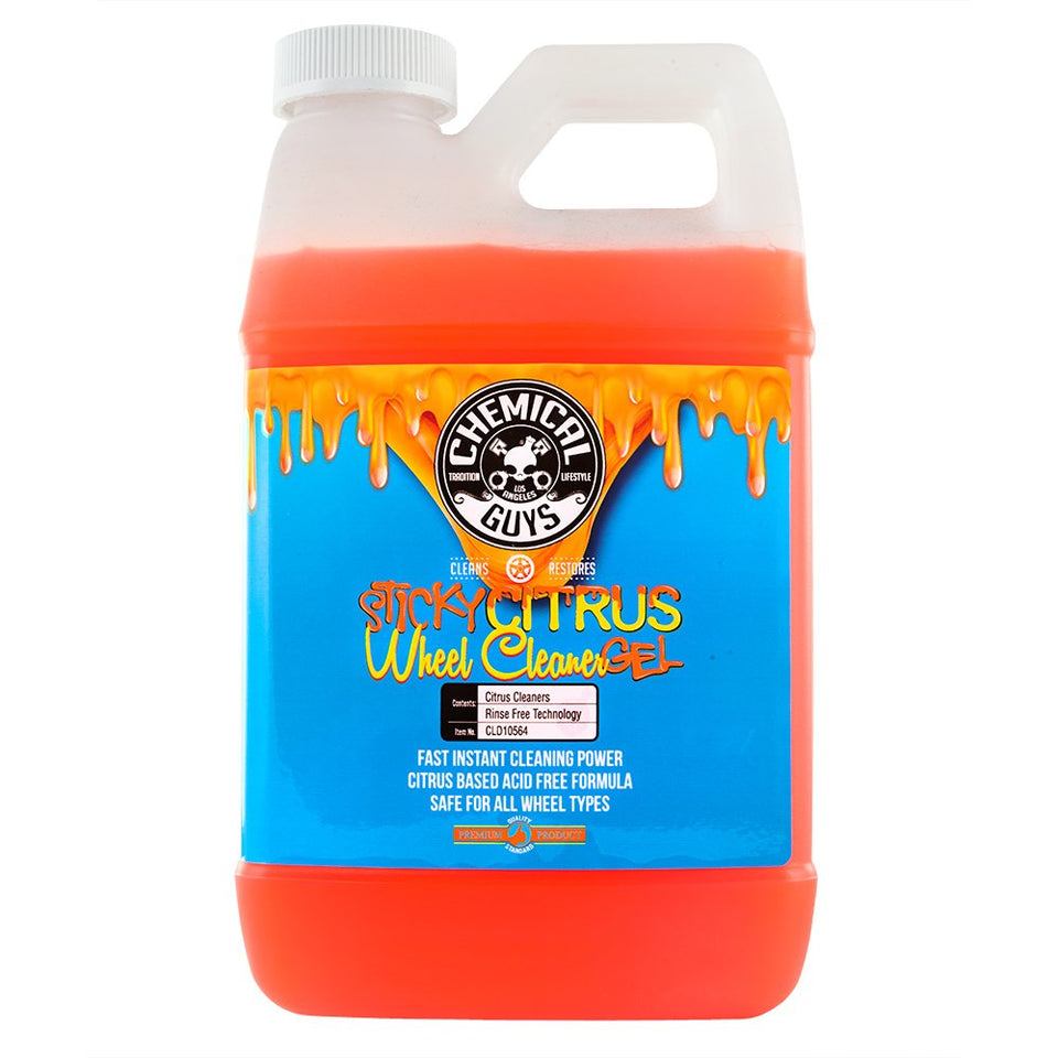 Chemical Guys gallon bottle front view showing product label and size for easy identification