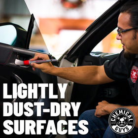 Chemical Guys Sticky Icky strawberry gel air freshener neutralizing pet and food smells inside vehicle