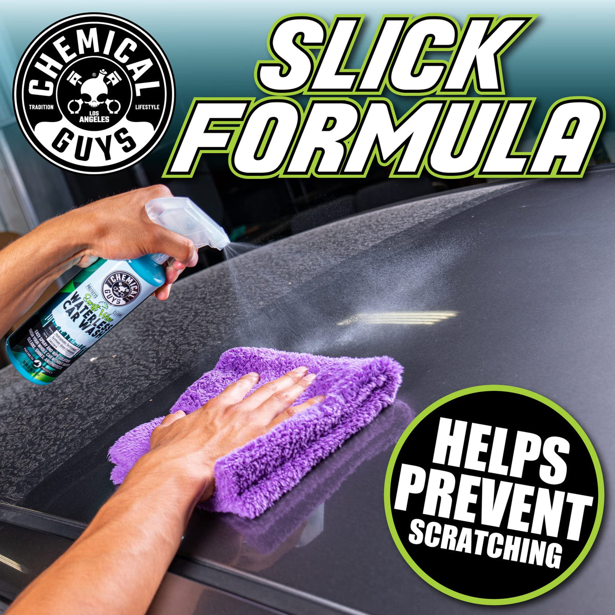Chemical Guys cleaning wheels showing grime removal and corrosion-safe finish
