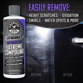 Chemical Guys compound texture close-up showing micro-abrasives for effective cutting