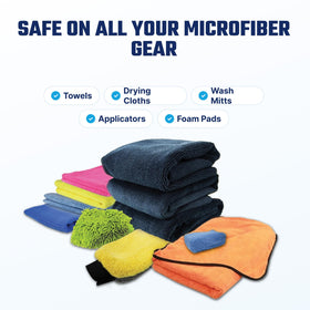 Chemical Guys fabric texture close-up revealing soft, lofted microfiber fibers