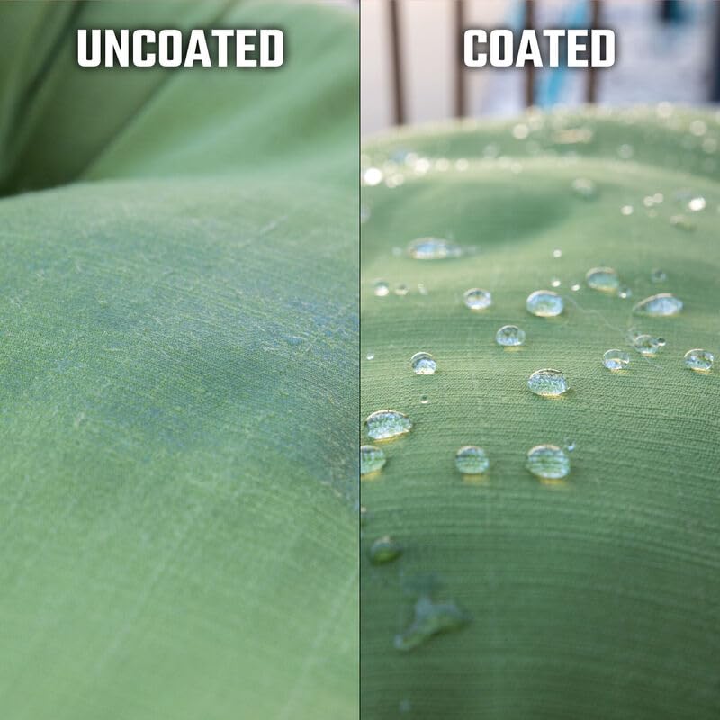 Chemical Guys close texture shot of treated fabric showing unchanged look and feel
