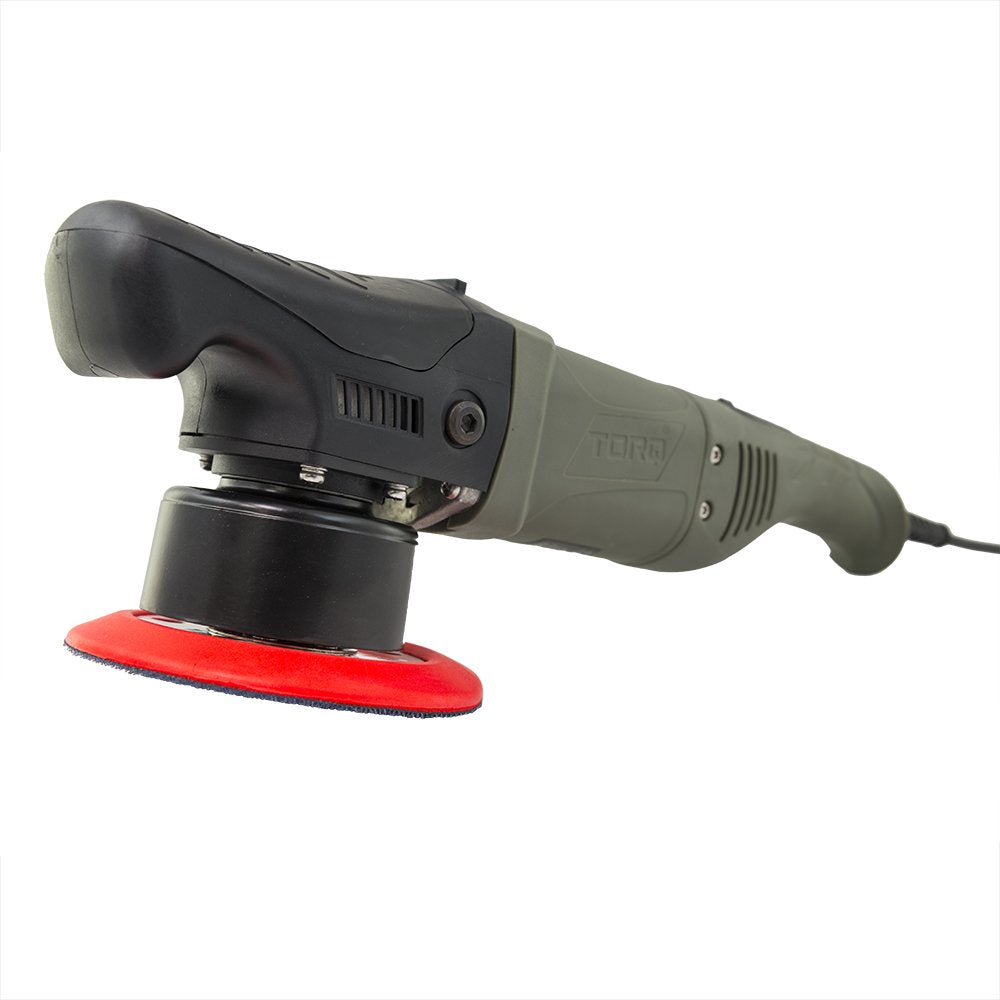 Chemical Guys TORQ R5 low-profile edge beside a vent showing safer work near tight features