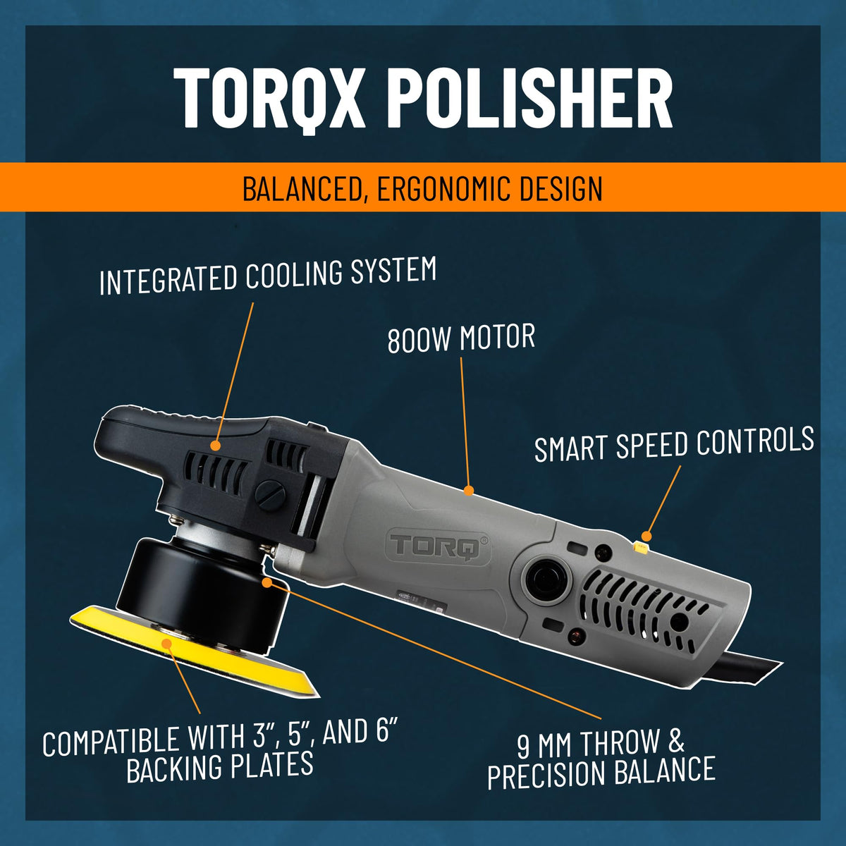 Chemical Guys TORQX restoring a headlight to improved clarity and renewed appearance