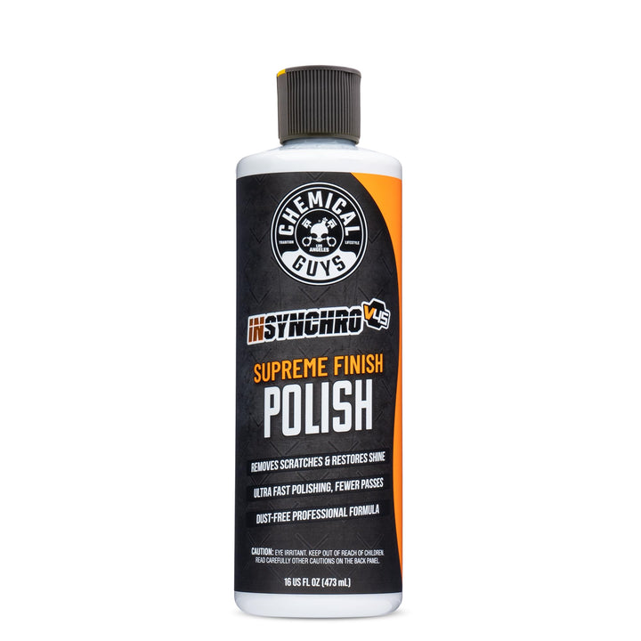 Chemical Guys V45 front bottle showing label and 16 oz size for quick identification and clarity