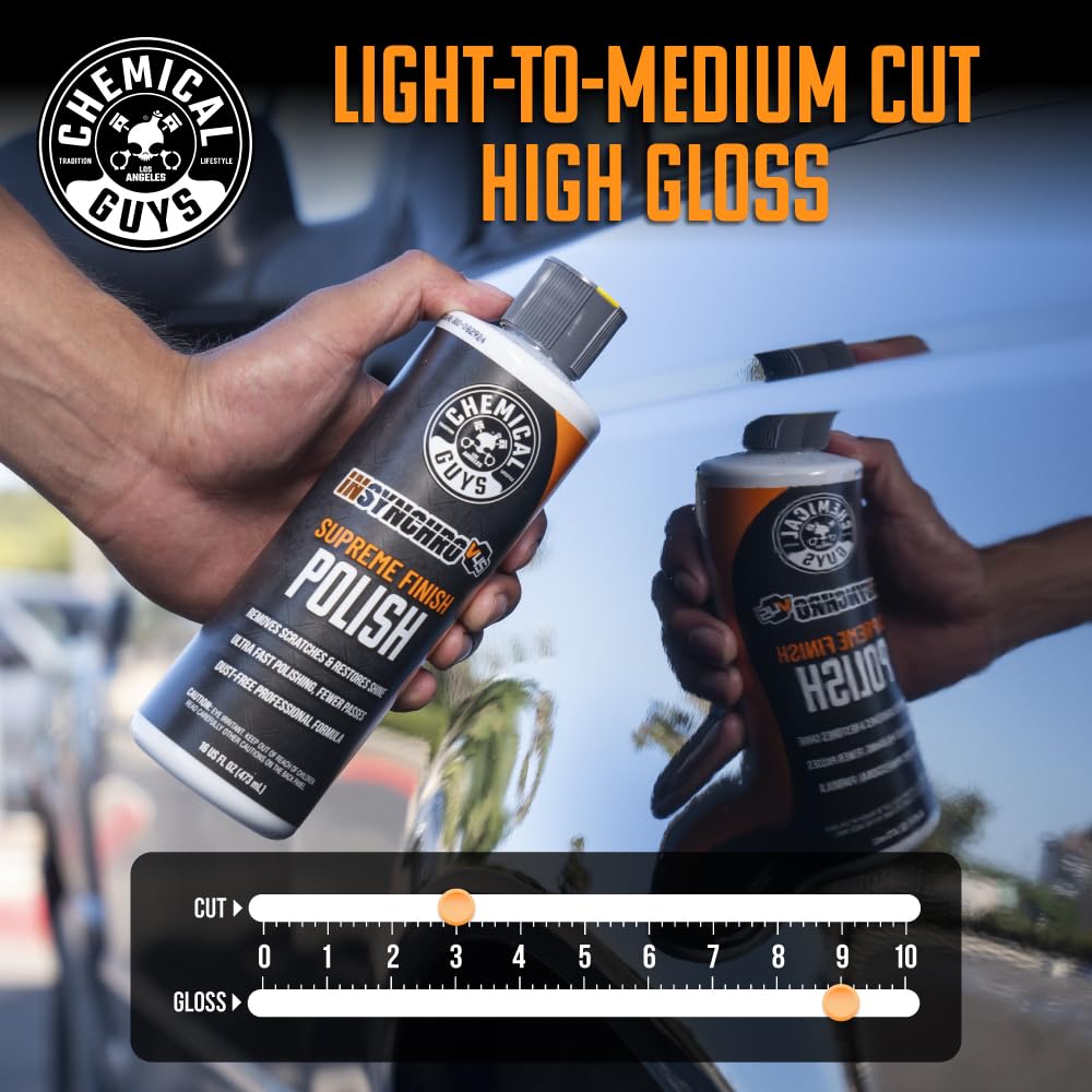 Chemical Guys V45 in a garage detailing bay illustrating professional results and workflow benefits