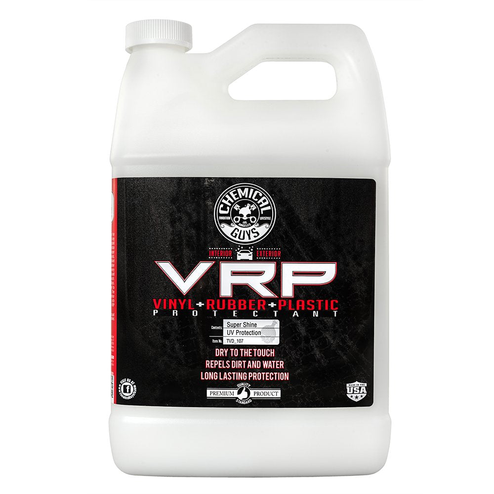 Chemical Guys VRP gallon bottle front view showing product branding and professional finish