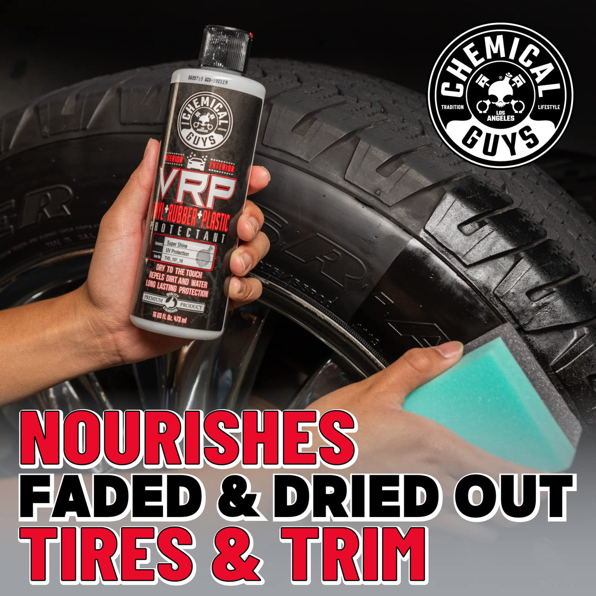 Chemical Guys VRP in a detailing setup with spray bottle and towels showing professional workflow benefit