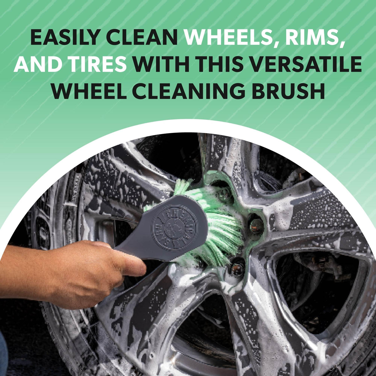 Chemical Guys Wheelie bristle close-up highlighting soft fibers that protect finishes