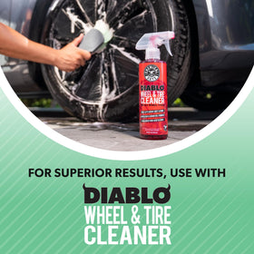 Chemical Guys Wheelie cleaning a vehicle grille delivering gentle effective scrubbing