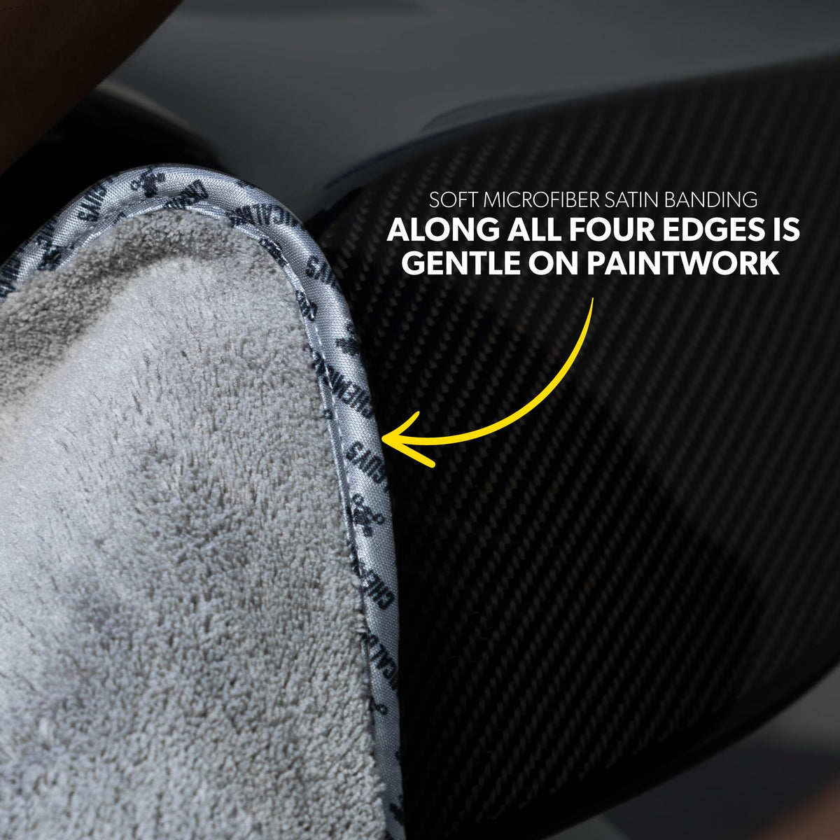 Chemical Guys towel drying a boat deck quickly and protecting surfaces