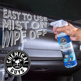 Chemical Guys used on infotainment glass leaving streak-free clarity