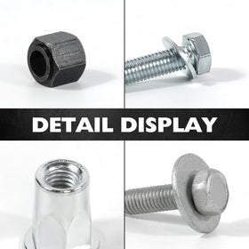 CHENACC coated hardware close detail showing Dacromet finish for rust protection