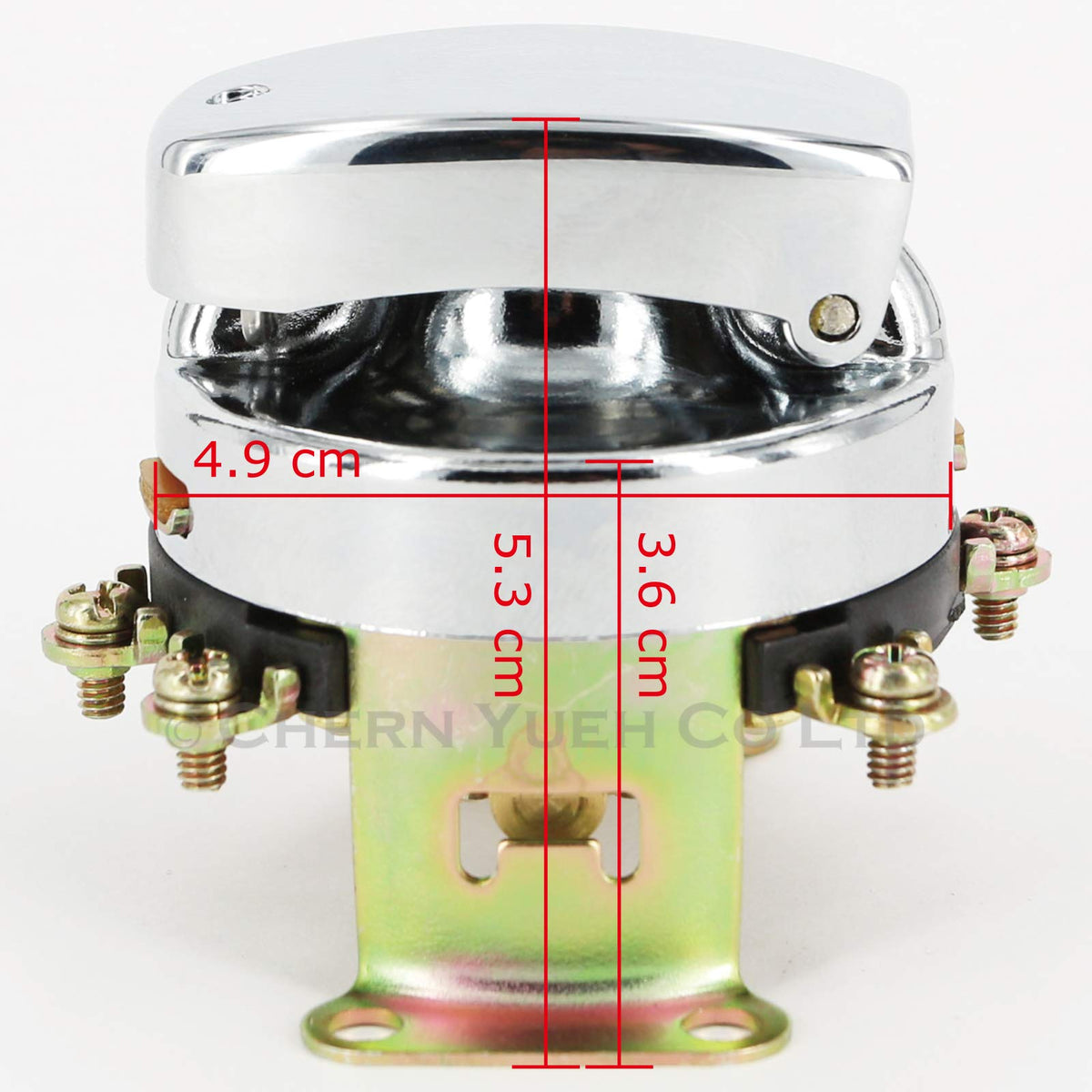 Chern Yueh chrome finish close-up highlighting corrosion resistance and durable plating
