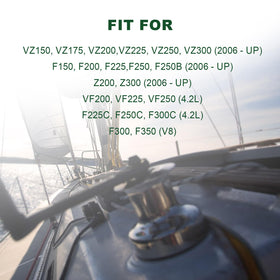 CHGJ kit in a boat engine bay ready for routine Yamaha outboard service
