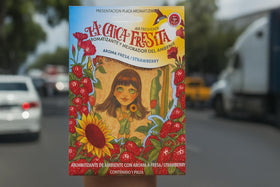 Chica Fresa in truck cabin lifestyle shot showing professional driver use and lasting freshness