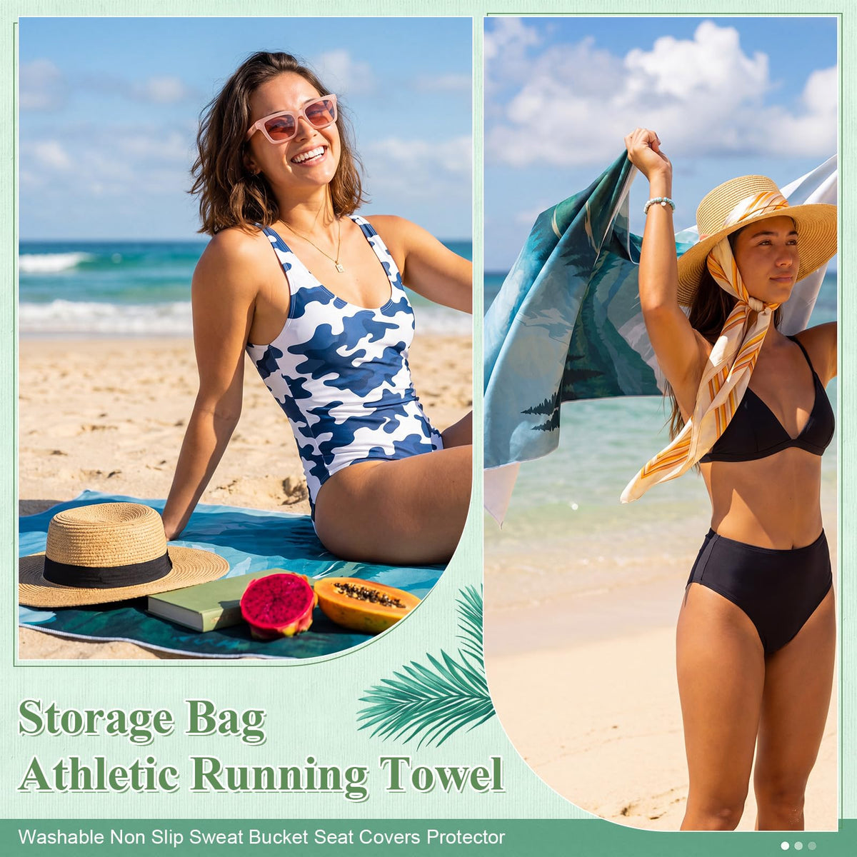 Chicplaid rolled in storage bag ready to carry, compact convenience