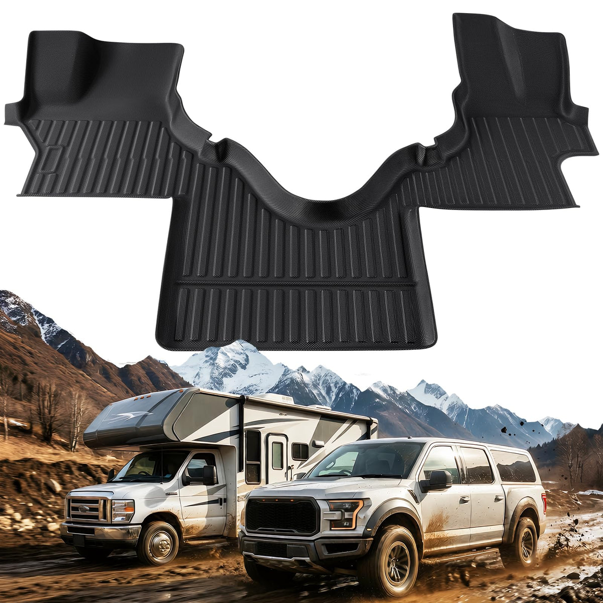 ChiefCarOfficer front cab mat overview showing full coverage and protection