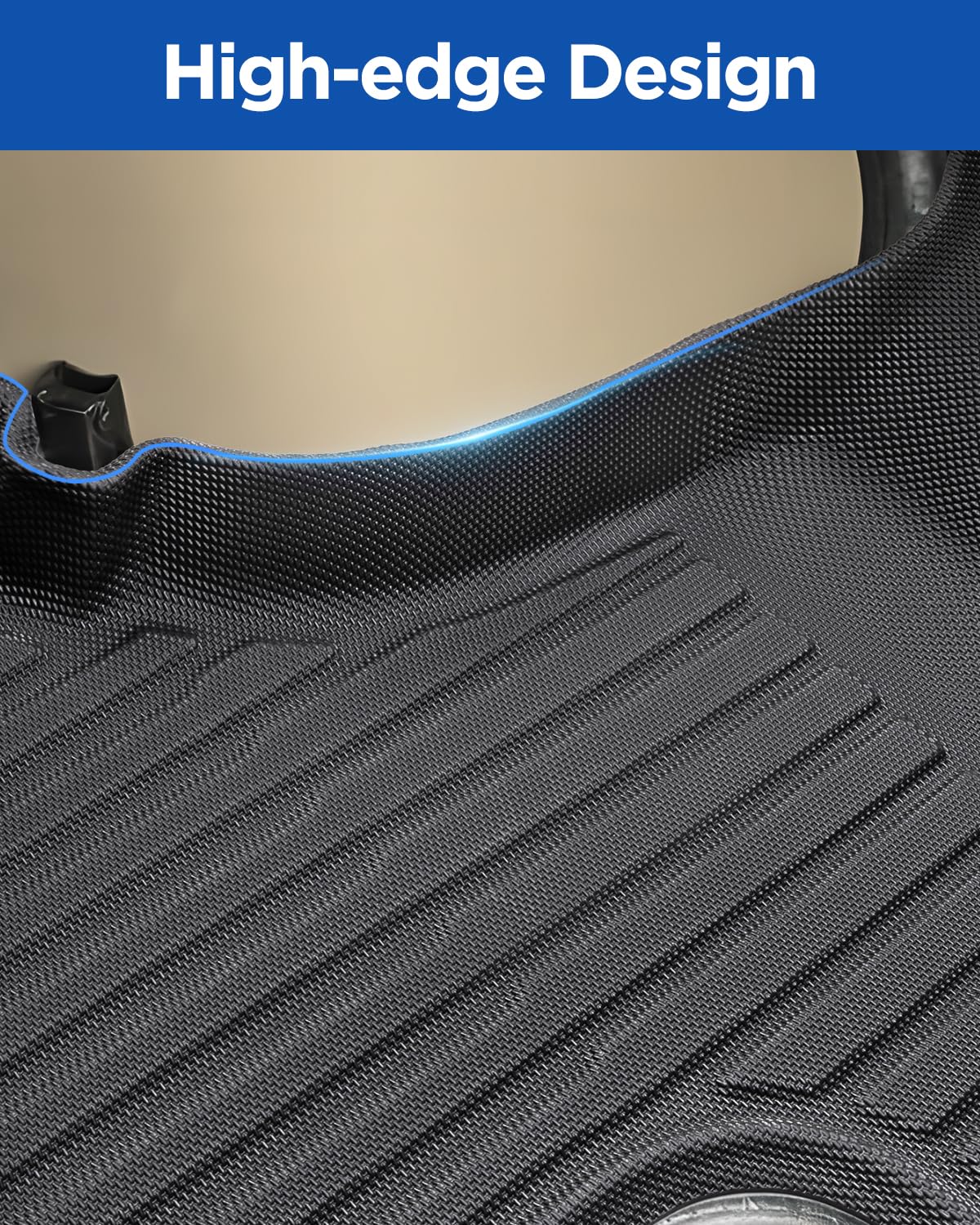 ChiefCarOfficer mat with water beading to show weatherproof protection