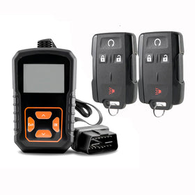 CHIJUIYZKEY front packaging showing two remotes and OBD tool for fast replacement