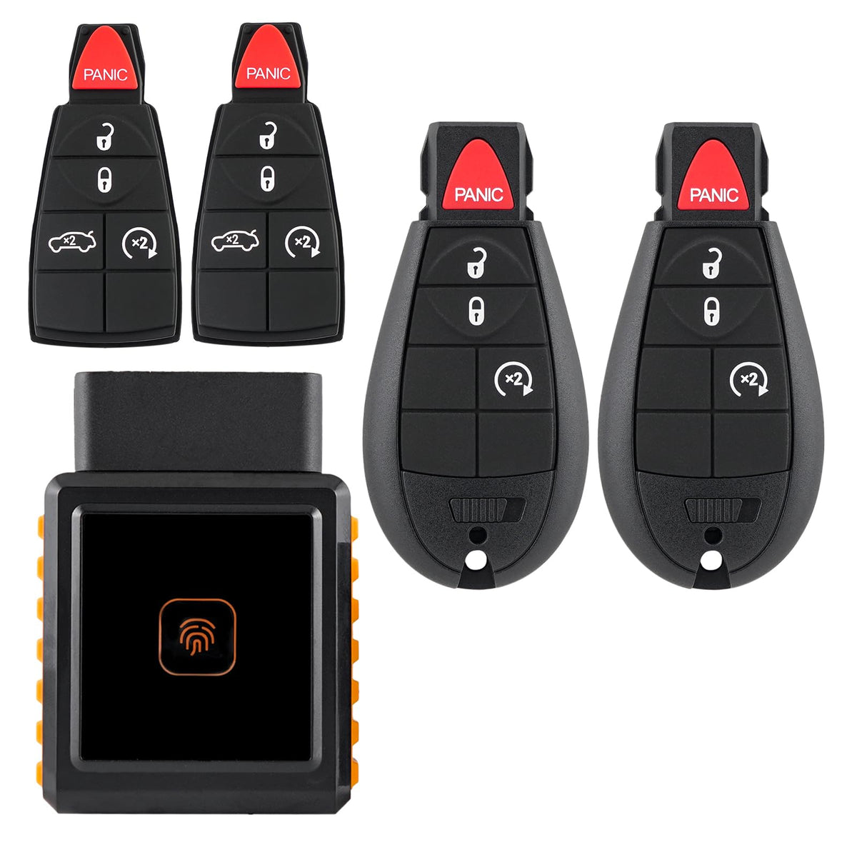 CHIJUIYZKEY IYZ-C01C front view showing key fob design and fit