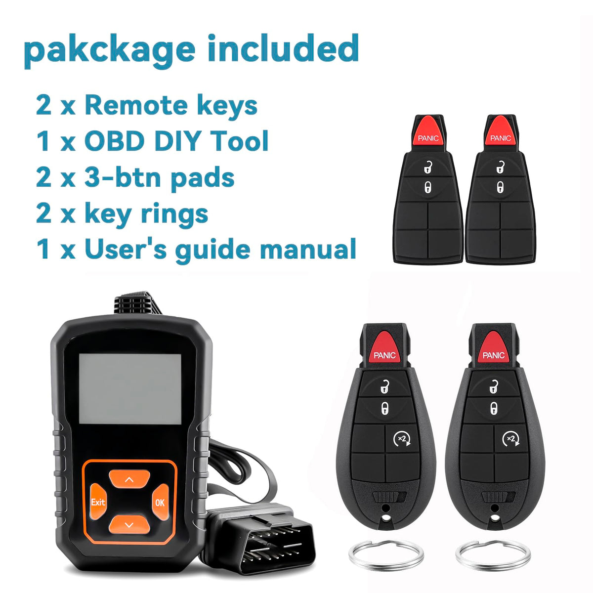 CHIJUIYZKEY fob unlocking truck door, restores remote convenience instantly