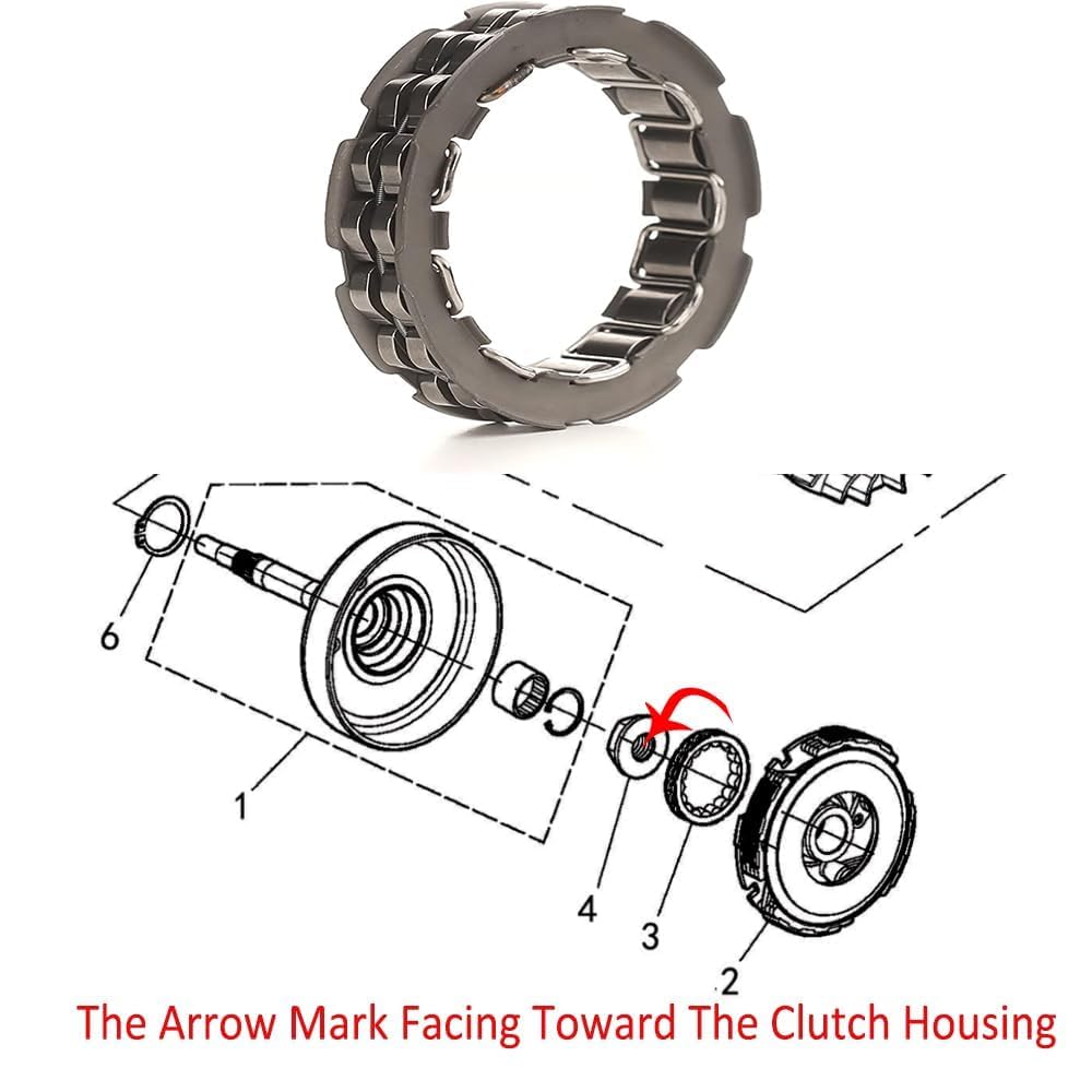 Chikia clutch pad shoe detail showing friction material for improved engagement