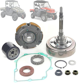 Chikia wet clutch kit front packaging showing complete replacement set and fitment