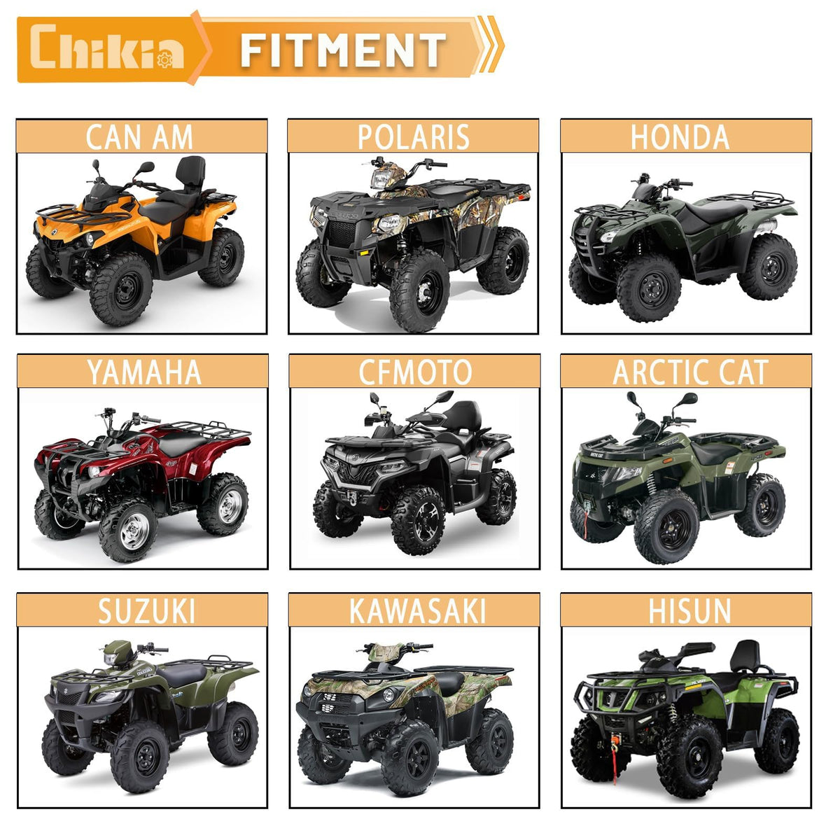 Chikia covering Polaris Sportsman in driveway keeping vehicle clean