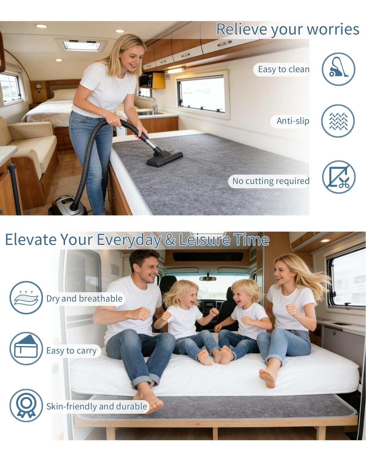 Chimelva next to short queen mattress for clear size and scale reference