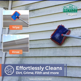CHOMP! close-up of liquid texture illustrating gentle yet effective biodegradable formula