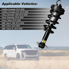 Chonse shock absorber installed in vehicle front left demonstrating straightforward installation benefit
