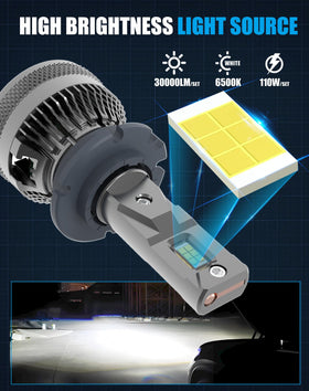 CHOPDARK close-up of bulb tip showing precise lamp construction and clear light source