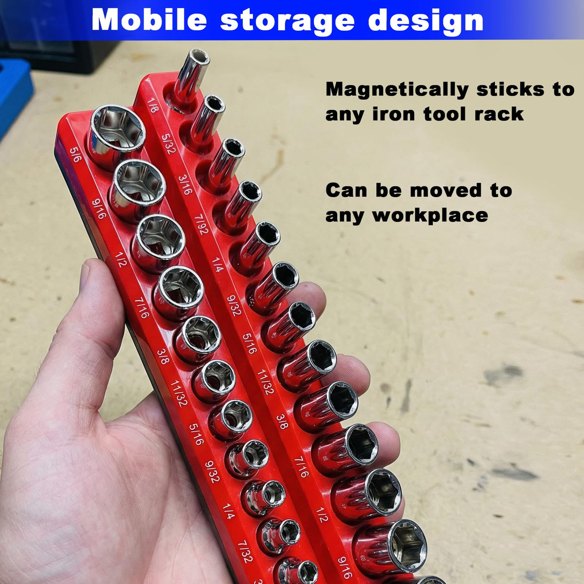 CHOUBAYPER installed inside toolbox demonstrating tidy drawers and saved space