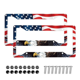 Chroleia frame front view showing flag and eagle design for patriotic styling