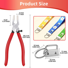 ChromLives clamps attached to different ribbons showing versatile compatibility