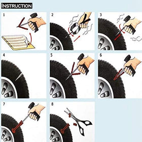 Chrov repair kit with tools lifestyle view enabling portable tire fixes