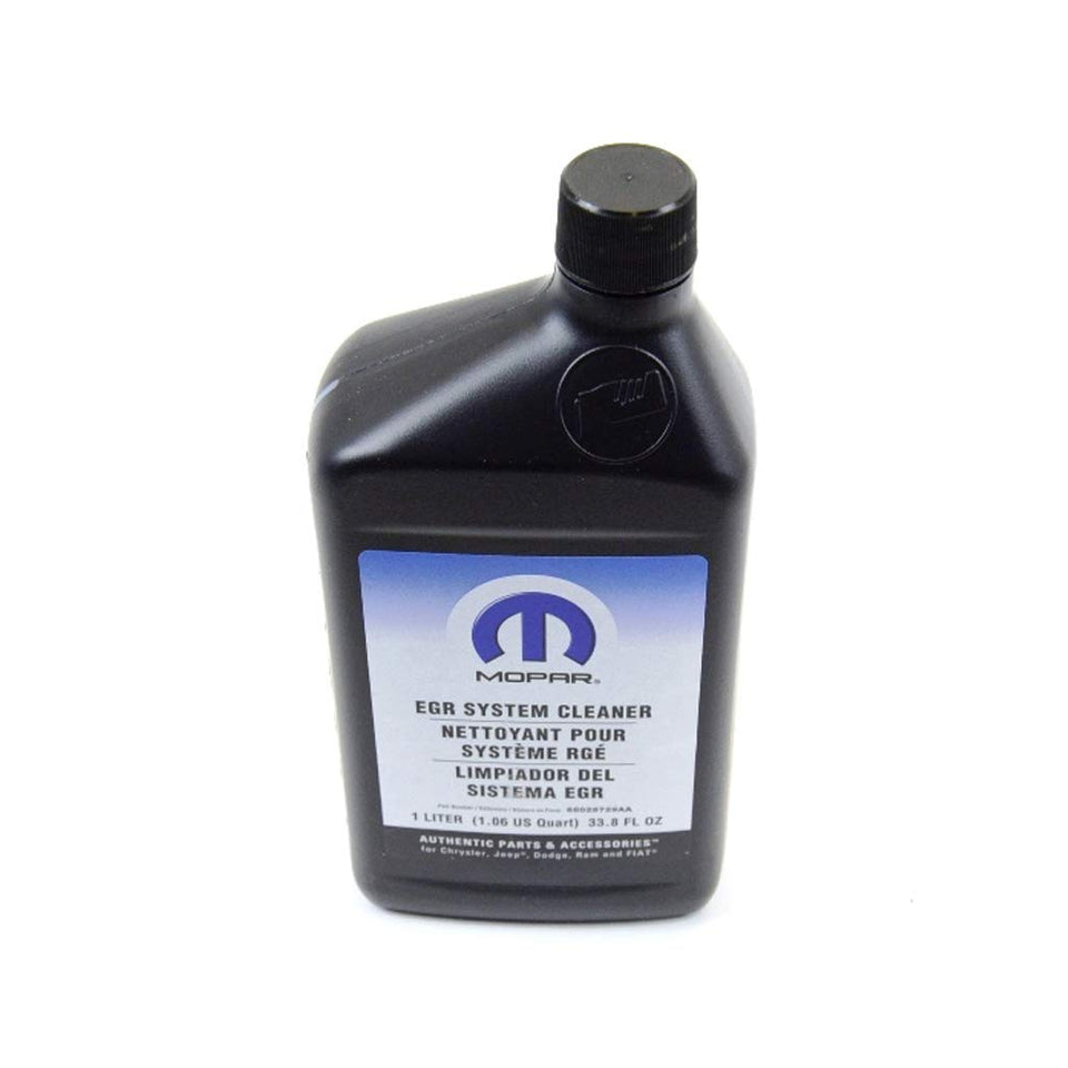 Chrysler EGR System Cleaner front packaging showing bottle and brand benefits