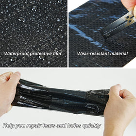 CHUANGSEED next to ruler showing 8 inch width and 50ft length coverage