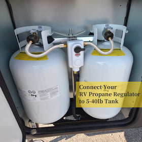 Chulan hose connected to outdoor grill setup showing reliable propane supply