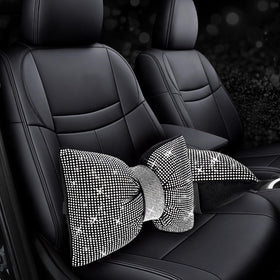 ChuLian close-up of rhinestone bowknot highlighting sparkle and durable attachment