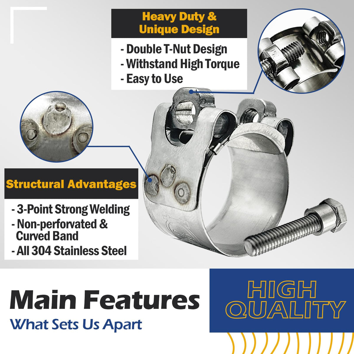CHUN YUNG DA solid T-nut detail highlighting high torque strength advantage