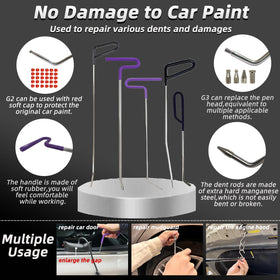 Chymogul LED dent light mounted on car highlighting clear panel reflections